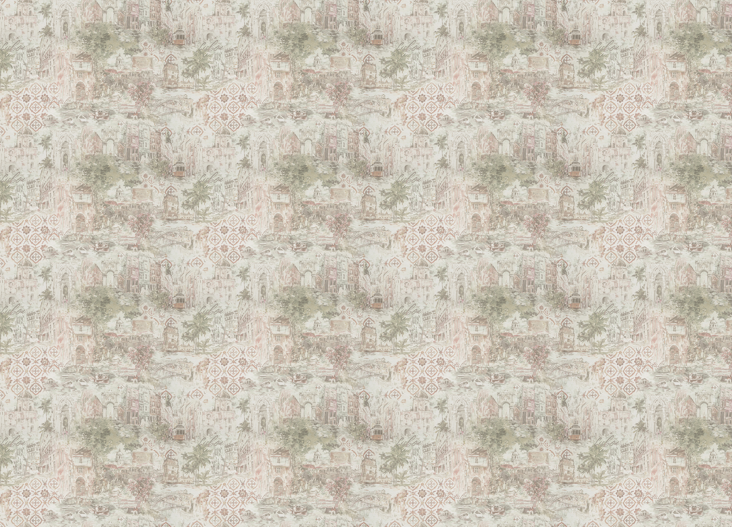 KM6602 Обои Kerama Marazzi (Reflection/Azulezu/Impression/Jungle/Exotik/Oasis) (1*4) 10,05*1,06 винил на флизелине