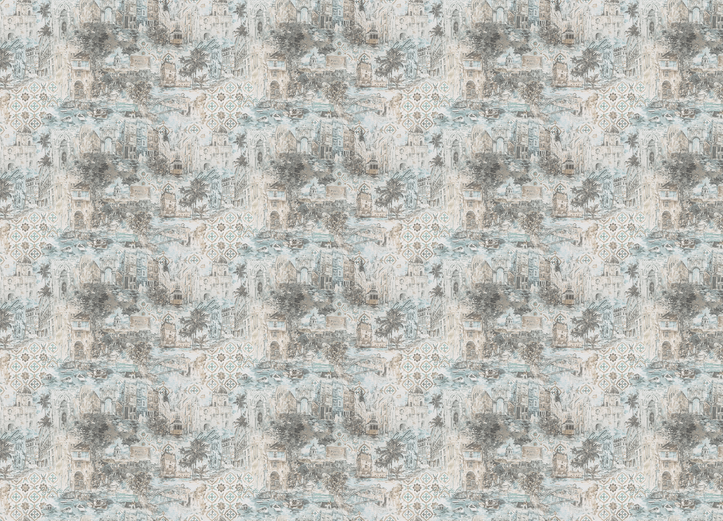 KM6603 Обои Kerama Marazzi (Reflection/Azulezu/Impression/Jungle/Exotik/Oasis) (1*4) 10,05*1,06 винил на флизелине