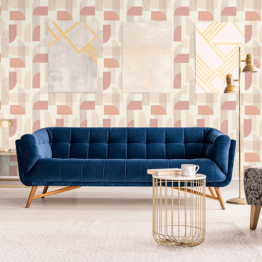 MN 3305 Обои Grandeco (Maison) (1*12) 10,05х0,53 винил на флизелине