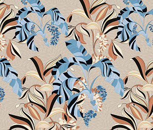 Виниловые обои Savana 77556 Панно Zambaiti (Savana) (1*1) 5,10х3,00 винил на флизелине