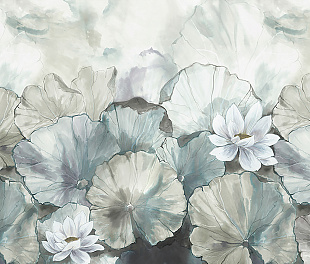 Виниловые обои Satin Flowers IV Z66873 Панно Zambaiti (Satin Flowers IV) (1*1) 5,10х3 винил на флизелине