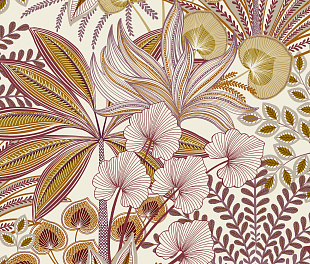 Виниловые обои Karuna A 69001 Обои Grandeco (Karuna) (1*12) 10,05х0,53 винил на флизелине