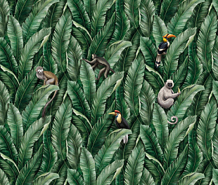 Виниловые обои Savana 77594 Панно Zambaiti (Savana) (1*1) 5,10х3,00 винил на флизелине