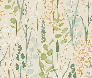 Виниловые обои Karuna A 76202 Обои Grandeco (Karuna) (1*12) 10,05х0,53 винил на флизелине