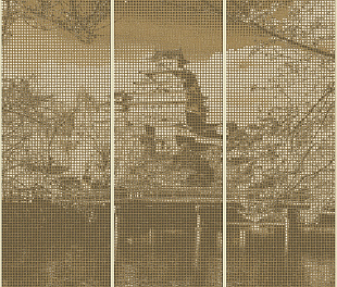 Виниловые обои Trussardi VII 18979 Панно Zambaiti (Trussardi VII) (1*1) 3,00х3,00 винил на флизелине