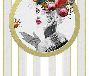 35602 Панно Marburg (Gloockler Pompoos Provence) (1*6) 2,70x1,59 винил на флизелине