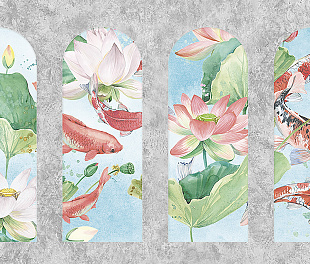 Виниловые обои Satin Flowers IV Z66868 Панно Zambaiti (Satin Flowers IV) (1*1) 5,10х3 винил на флизелине