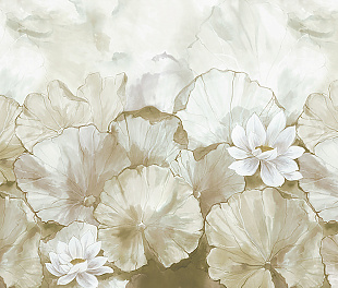 Виниловые обои Satin Flowers IV Z66875 Панно Zambaiti (Satin Flowers IV) (1*1) 5,10х3 винил на флизелине