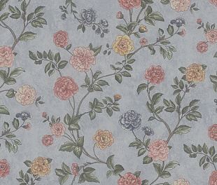 Виниловые обои Satin Flowers IV Z66807 Обои Zambaiti (Satin Flowers IV) (1*12) 10,05х0,53 винил на флизелине