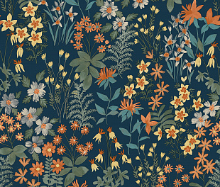 Виниловые обои Arcadia A 70903 Обои Grandeco (Arcadia) (1*12) 10,05х0,53 винил на флизелине