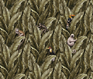 Виниловые обои Savana 77595 Панно Zambaiti (Savana) (1*1) 5,10х3,00 винил на флизелине